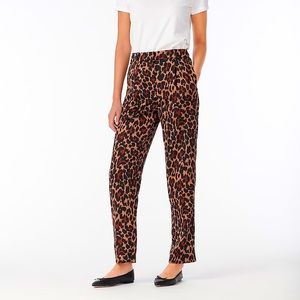 J Crew Leopard Trousers